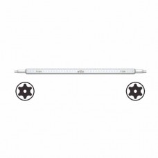 Wiha System 6 Torx® Tamper Resistant Reversible Blade - For Torx® Screws with Locking Pin - T10H/ T15H - 27632